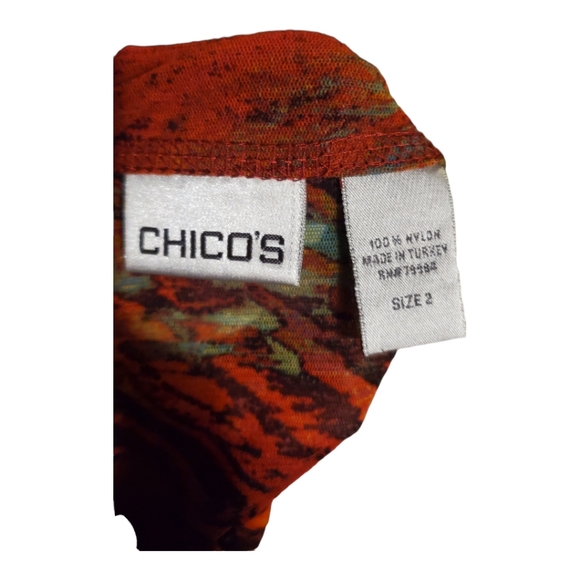 Chico's Size 3. Berry, Colored, sheer - Picture 4 of 5